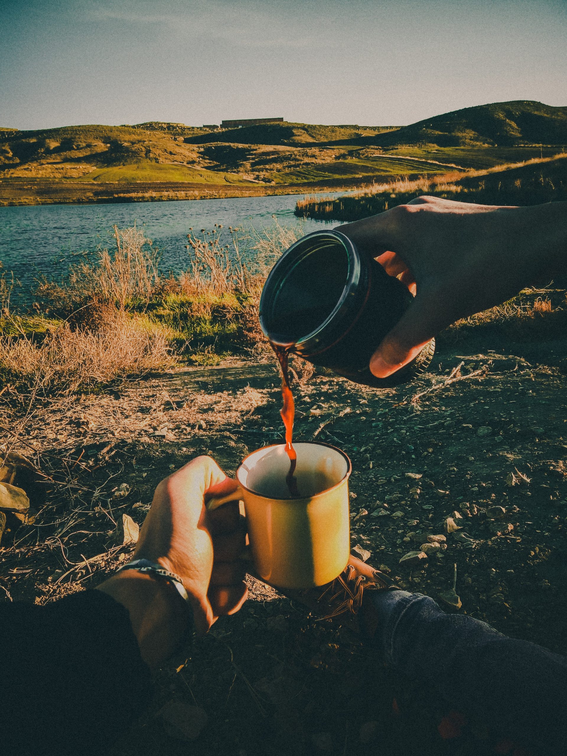 Coffee in the outdoors